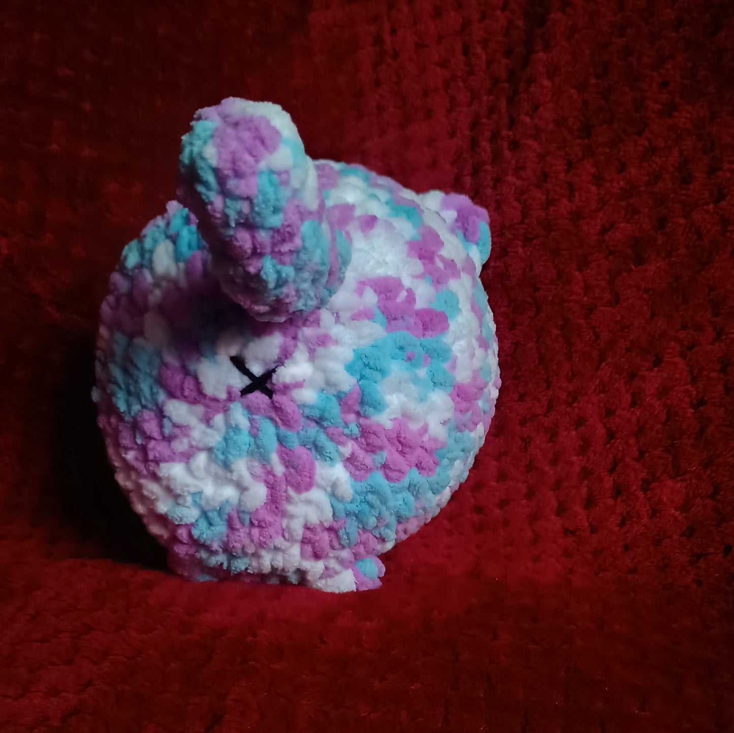 White Blue and Purple Loaf Cat