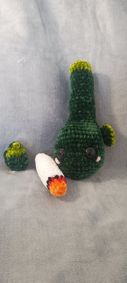18+ smoking plushie set