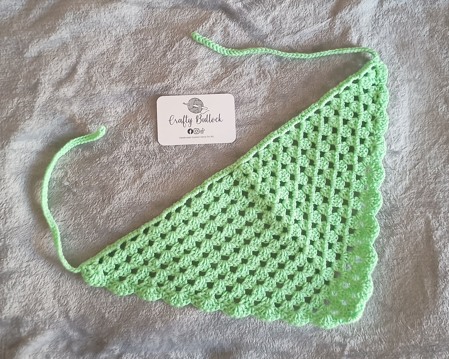 L - Mint green bandana