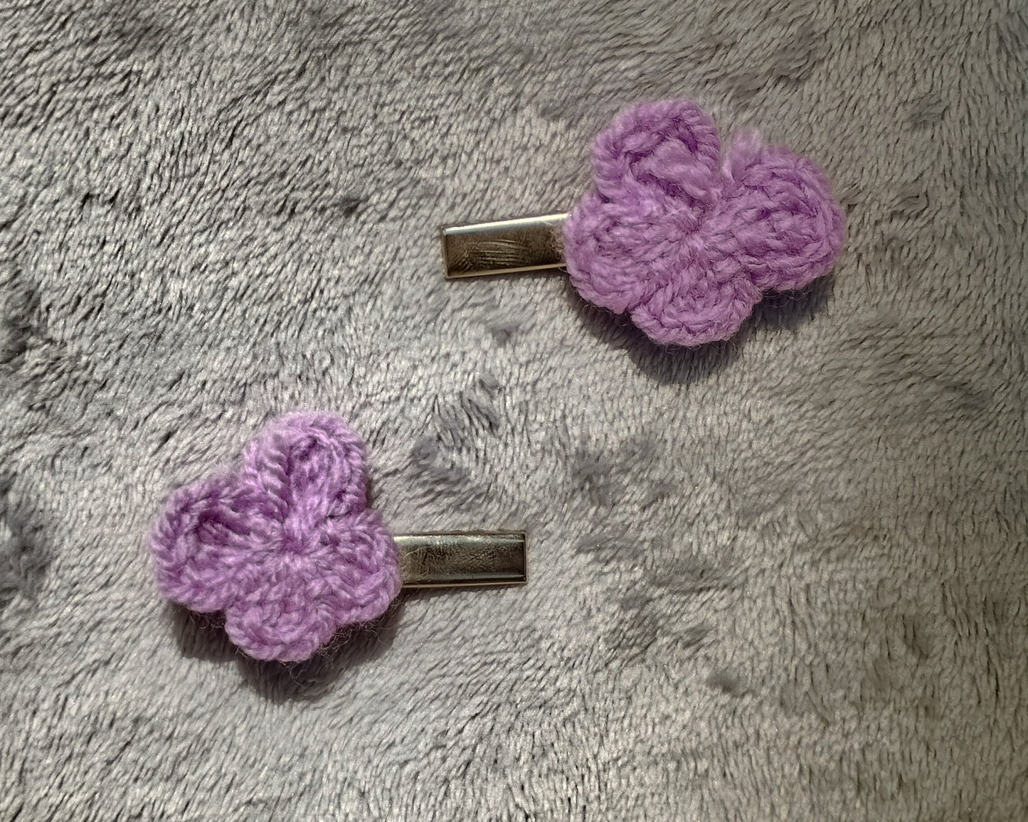 Colourful butterfly clips