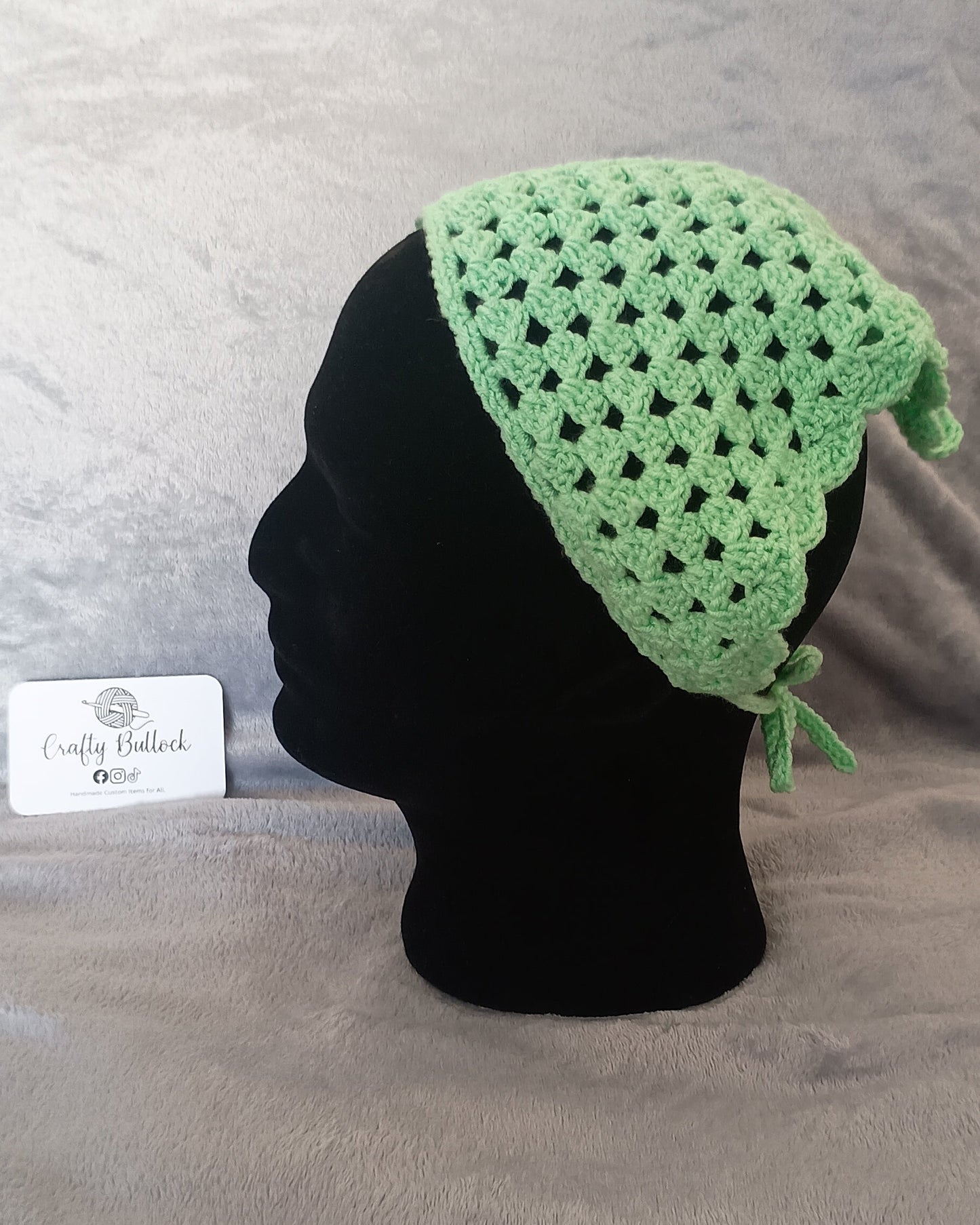 L - Mint green bandana