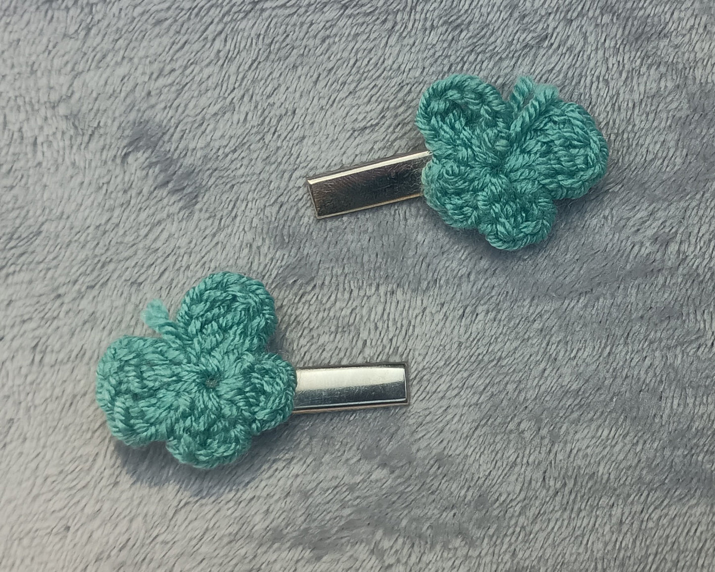 Colourful butterfly clips