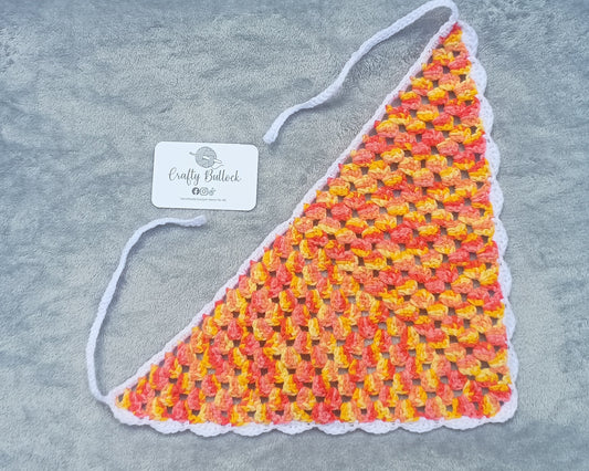 L - Pink, orange and yellow bandana