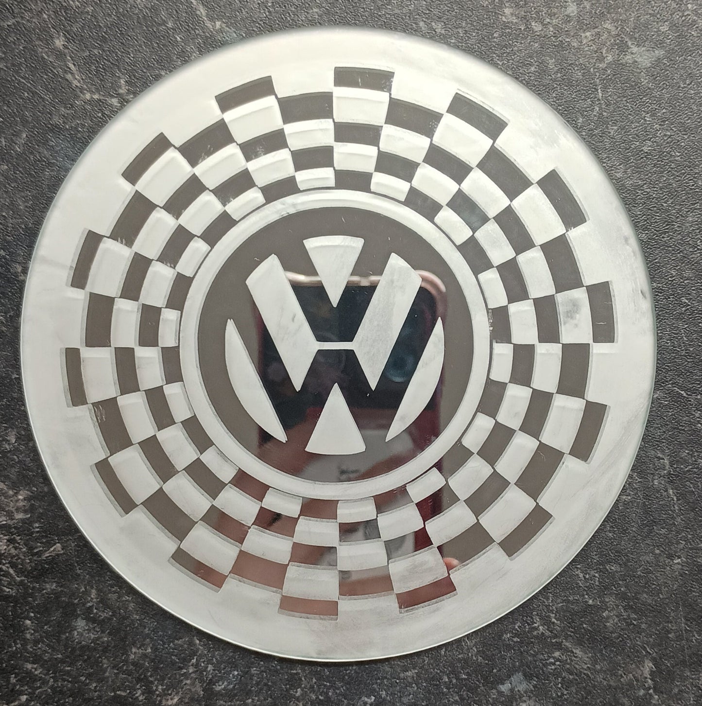 Etched dubs logo
