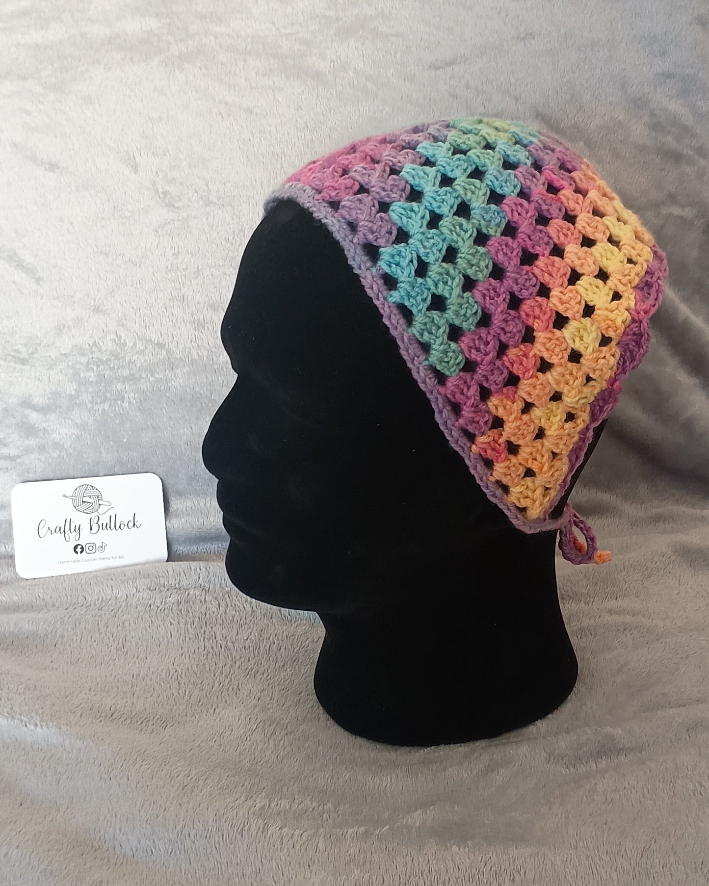 L - Ombre Pastel rainbow bandana